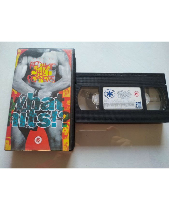 RED HOT CHILI PEPPERS WHAT HITS ! ? 60 MIN 1992 - CINTA TAPE VHS Am