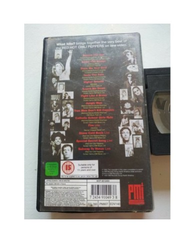 RED HOT CHILI PEPPERS WHAT HITS ! ? 60 MIN 1992 - CINTA TAPE VHS Am