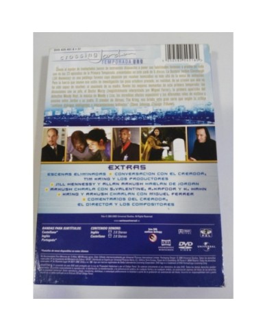 CROSSING JORDAN TEMPORADA SEASON 1 - ESPA?OL ENGLISH + EXTRAS - 6 X DVD - 5T