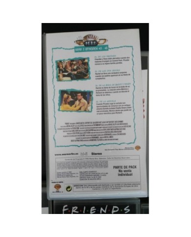 FRIENDS TEMPORADA SEASON 2 COMPLETA SERIE TV - 6 X VHS TAPE CINTA ESPA?OL PAL FRIENDS TEMPORADA SEASON 2 COMPLETA SERIE TV - 6 X VHS TAPE CINTA ESPA?OL PAL