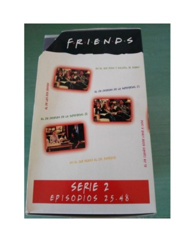 FRIENDS TEMPORADA SEASON 2 COMPLETA SERIE TV - 6 X VHS TAPE CINTA ESPA?OL PAL FRIENDS TEMPORADA SEASON 2 COMPLETA SERIE TV - 6 X VHS TAPE CINTA ESPA?OL PAL