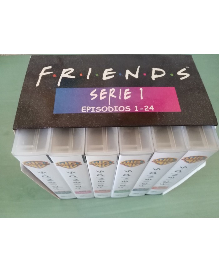FRIENDS TEMPORADA SEASON 1 COMPLETA SERIE TV - 6 X VHS TAPE CINTA ESPA?OL PAL
