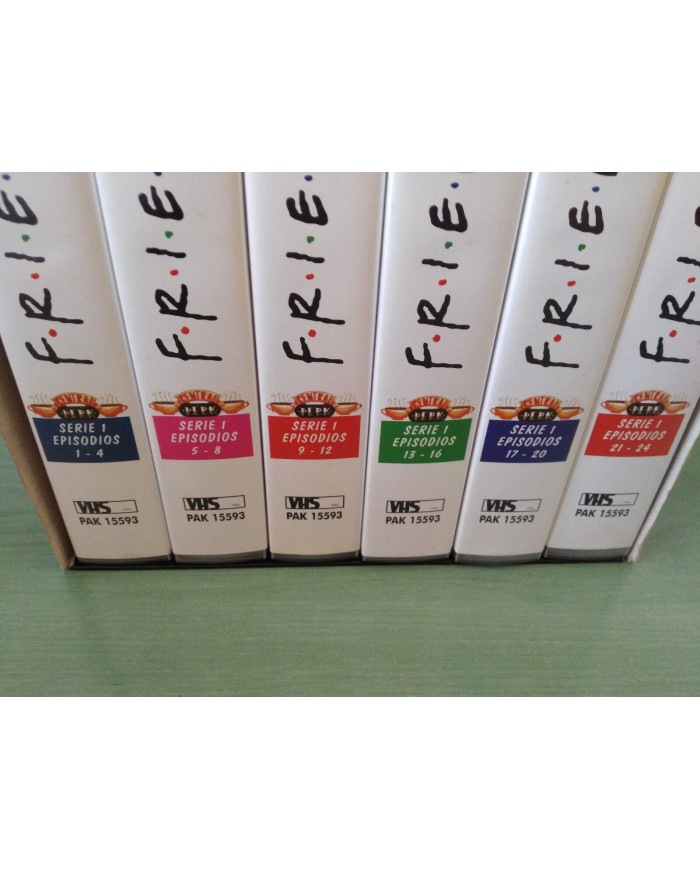 FRIENDS TEMPORADA SEASON 1 COMPLETA SERIE TV - 6 X VHS TAPE CINTA ESPA?OL PAL