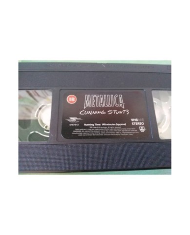 METALLICA CUNNING STUNTS 1998 Vertigo - VHS CINTA TAPE 140 MIN Am