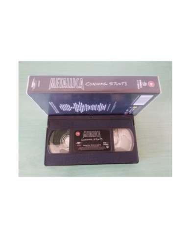 METALLICA CUNNING STUNTS 1998 Vertigo - VHS CINTA TAPE 140 MIN Am