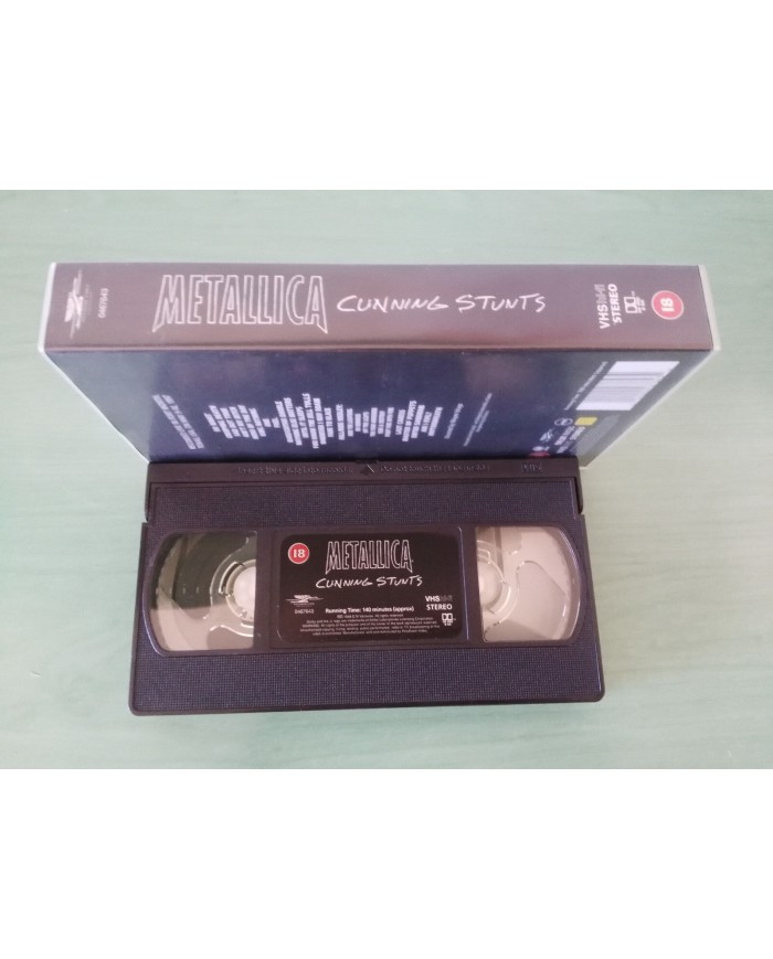 METALLICA CUNNING STUNTS 1998 Vertigo - VHS CINTA TAPE 140 MIN Am