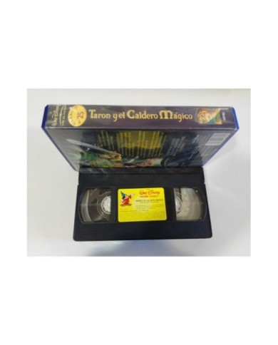 TARON Y EL CALDERO MAGICO LOS CLASICOS - VHS CINTA WALT DISNEY ESPA?OL 1997 Am