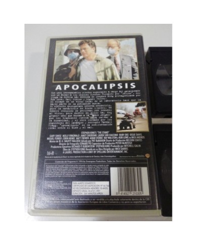 STEPHEN KING APOCALIPSIS GARY SINISE TERROR 2 X VHS TAPE CASTELLANO