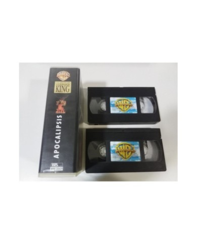 STEPHEN KING APOCALIPSIS GARY SINISE TERROR 2 X VHS TAPE CASTELLANO