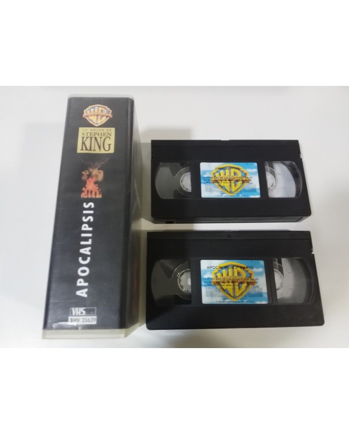STEPHEN KING APOCALIPSIS GARY SINISE TERROR 2 X VHS TAPE CASTELLANO