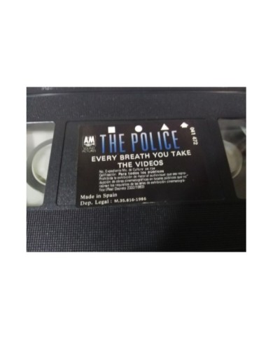 THE POLICE EVERY BREATH YOU TAKE THE VIDEOS VHS TAPE CINTA 59 MIN