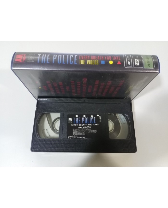THE POLICE EVERY BREATH YOU TAKE THE VIDEOS VHS TAPE CINTA 59 MIN