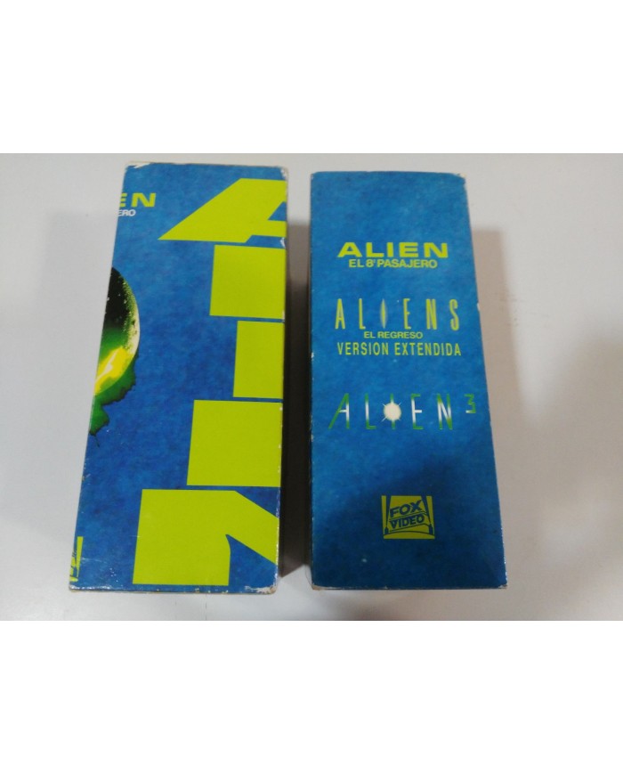 ALIEN TRILOGIA 8 PASAJERO VERSION EXTENDIDA TERROR RIDLEY SCOTT VHS CASTELLANO