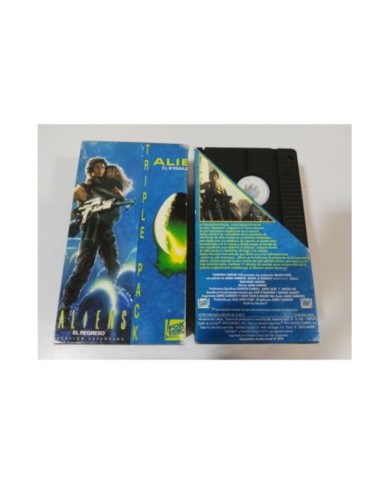 ALIEN TRILOGIA 8 PASAJERO VERSION EXTENDIDA TERROR RIDLEY SCOTT VHS CASTELLANO