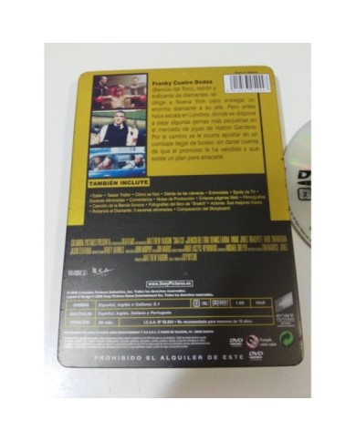 SNATCH CERDOS Y DIAMANTES BRAD PITT JASON STATHAM DVD STEELBOOK - AM