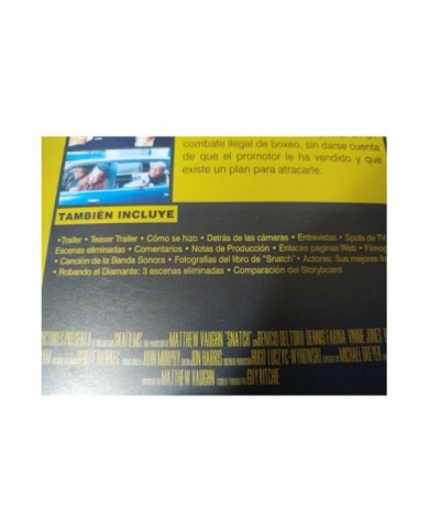 SNATCH CERDOS Y DIAMANTES BRAD PITT JASON STATHAM DVD STEELBOOK - AM