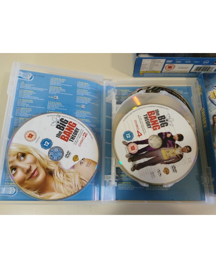 BIG BANG THEORY SEASONS 1-6 COMPLETE TV SERIE DVD REGION 2 - ENGLISH - 5T