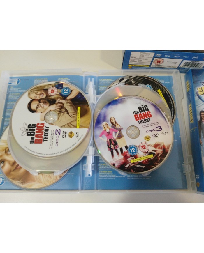 BIG BANG THEORY SEASONS 1-6 COMPLETE TV SERIE DVD REGION 2 - ENGLISH - 5T