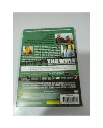 THE WIRE SEGUNDA TEMPORADA 2 COMPLETA - 5 X DVD ESPA?OL ENGLISH - 3T THE WIRE SEGUNDA TEMPORADA 2 COMPLETA - 5 X DVD ESPA?OL ENGLISH - 3T