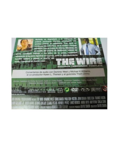 THE WIRE SEGUNDA TEMPORADA 2 COMPLETA - 5 X DVD ESPA?OL ENGLISH - 3T THE WIRE SEGUNDA TEMPORADA 2 COMPLETA - 5 X DVD ESPA?OL ENGLISH - 3T