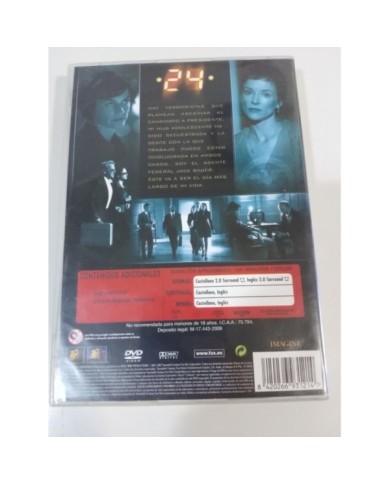 24 TEMPORADA 1 COMPLETA - 6 X DVD - ESPA?OL ENGLISH KIEFER SUTHERLAND 24 TEMPORADA 1 COMPLETA - 6 X DVD - ESPA?OL ENGLISH KIEFER SUTHERLAND