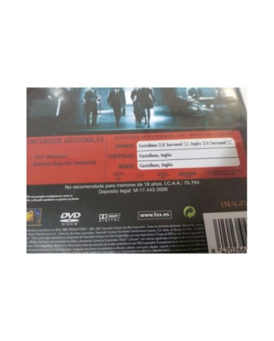 24 TEMPORADA 1 COMPLETA - 6 X DVD - ESPA?OL ENGLISH KIEFER SUTHERLAND 24 TEMPORADA 1 COMPLETA - 6 X DVD - ESPA?OL ENGLISH KIEFER SUTHERLAND