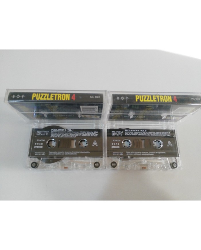 PUZZLETRON 4 - BOY RECORDS 1996 MAX MIX DOBLE 2 X CINTA TAPE CASSETTE