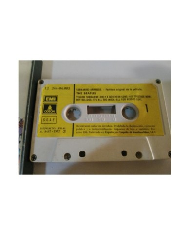 THE BEATLES YELLOW SUBMARINE EMI ODEON 1972 SPAIN EDITION - CINTA TAPE CASSETTE