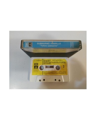 THE BEATLES YELLOW SUBMARINE EMI ODEON 1972 SPAIN EDITION - CINTA TAPE CASSETTE
