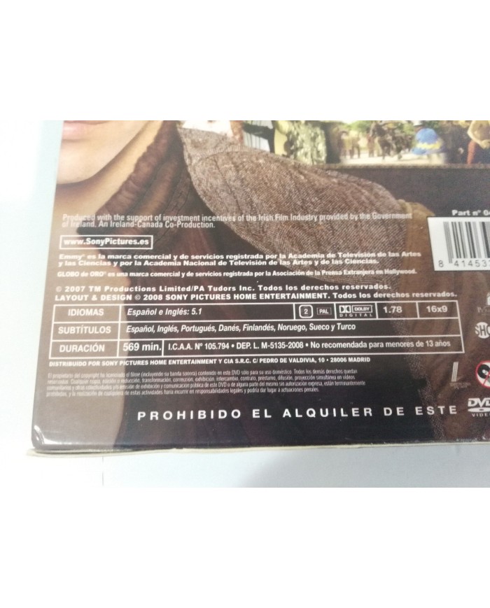 LOS TUDOR PRIMERA TEMPORADA 1 COMPLETA + 5 POSTALES - DVD CASTELLANO ENGLISH