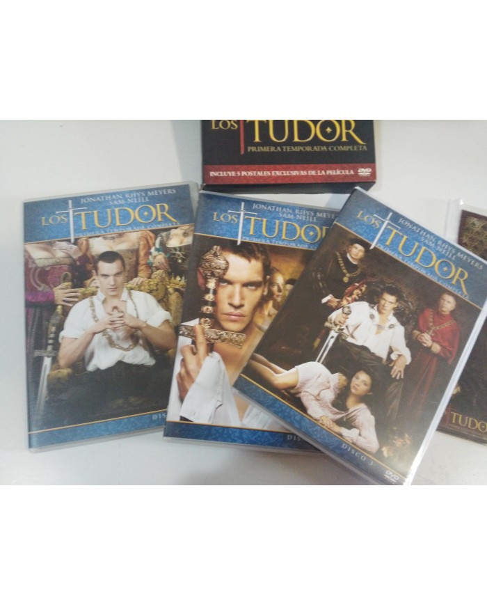 LOS TUDOR PRIMERA TEMPORADA 1 COMPLETA + 5 POSTALES - DVD CASTELLANO ENGLISH