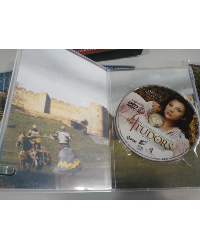 LOS TUDOR PRIMERA TEMPORADA 1 COMPLETA + 5 POSTALES - DVD CASTELLANO ENGLISH
