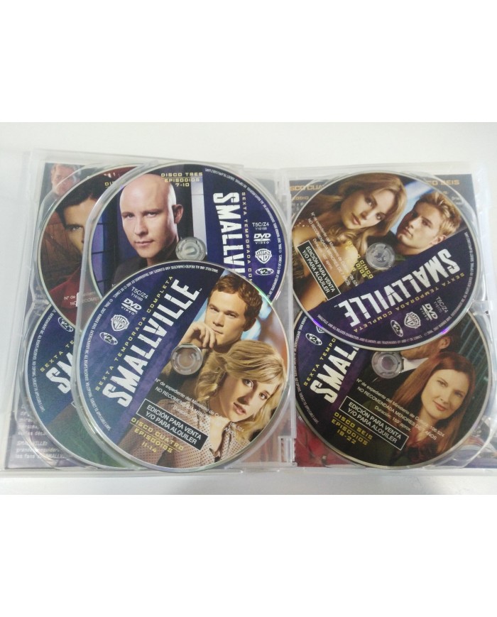 SMALLVILLE SEXTA TEMPORADA 6 COMPLETA - 6 X DVD + EXTRAS - CASTELLANO ENGLISH AM