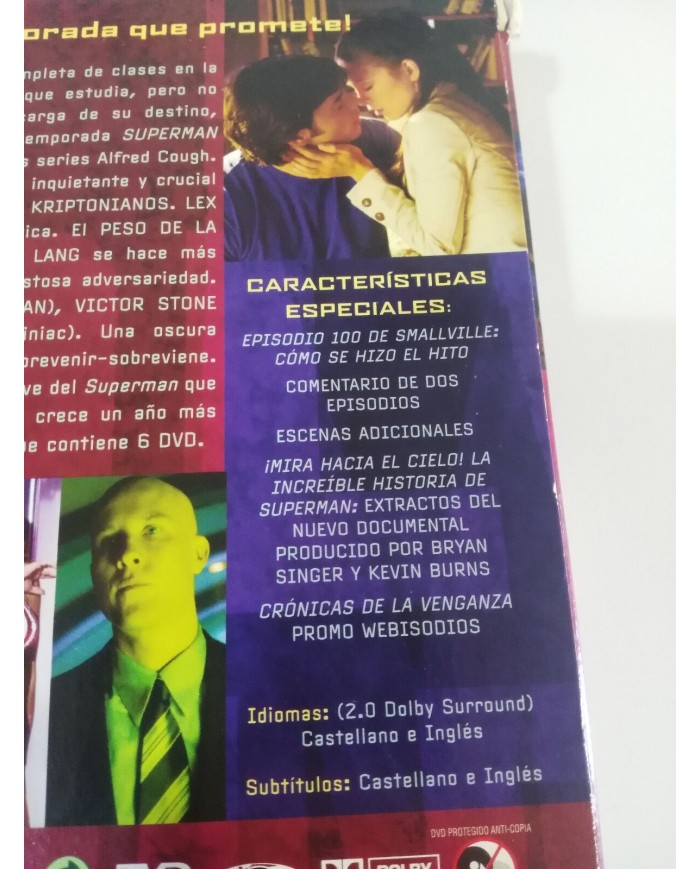 SMALLVILLE QUINTA TEMPORADA 5 COMPLETA - 6 X DVD + EXTRAS - Espa?ol ingles - AM
