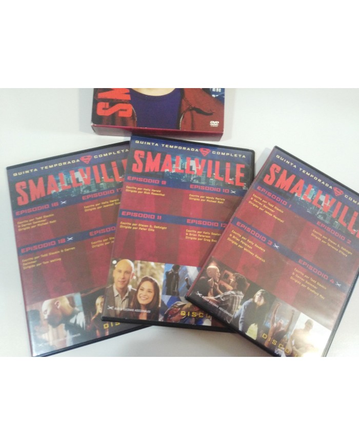 SMALLVILLE QUINTA TEMPORADA 5 COMPLETA - 6 X DVD + EXTRAS - Espa?ol ingles - AM