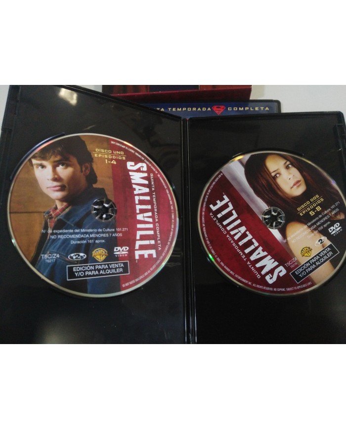 SMALLVILLE QUINTA TEMPORADA 5 COMPLETA - 6 X DVD + EXTRAS - Espa?ol ingles - AM