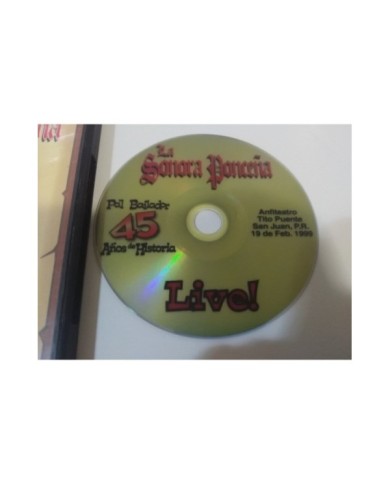LA SONORA PONCE?A PAL BAILADOR 45 A?OS DE HISTORIA LIVE DVD PUERTO RICO 1999 AM