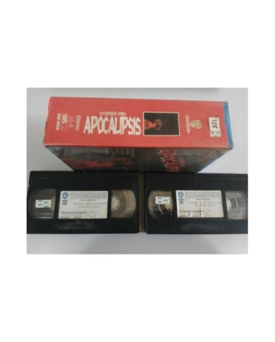STEPHEN KING APOCALIPSIS GARY SINISE TERROR CAJA DOBLE 2 X VHS TAPE CASTELLANO