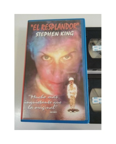 EL RESPLANDOR STEPHEN KING MICK GARRIS CAJA DOBLE 2 X VHS CINTA TAPE CASTELLANO