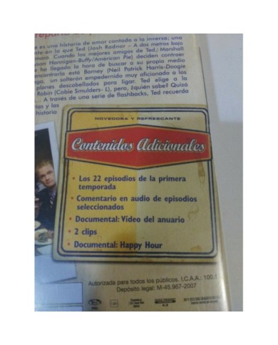 COMO CONOCI A VUESTRA MADRE PRIMERA TEMPORADA 1 COMPLETA - 3 DVD + EXTRAS - 3T COMO CONOCI A VUESTRA MADRE PRIMERA TEMPORADA 1 COMPLETA - 3 DVD + EXTRAS - 3T