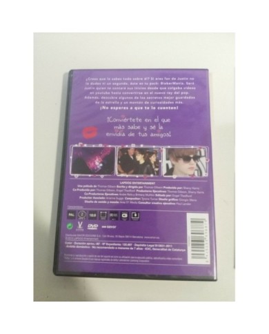 JUSTIN BIEBER - BIEBER MANIA LA PELICULA DVD SPECIAL EDITION ESPA?OL ENGLISH Am JUSTIN BIEBER - BIEBER MANIA LA PELICULA DVD SPECIAL EDITION ESPA?OL ENGLISH Am