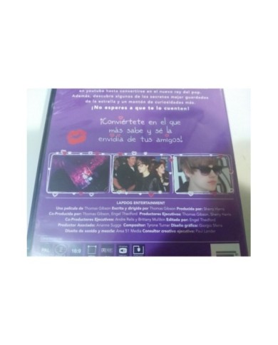 JUSTIN BIEBER - BIEBER MANIA LA PELICULA DVD SPECIAL EDITION ESPA?OL ENGLISH Am JUSTIN BIEBER - BIEBER MANIA LA PELICULA DVD SPECIAL EDITION ESPA?OL ENGLISH Am