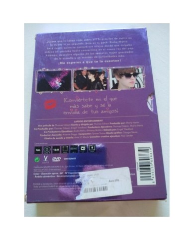 JUSTIN BIEBER - BIEBER MANIA LA PELICULA DVD SPECIAL EDITION ESPA?OL ENGLISH Am JUSTIN BIEBER - BIEBER MANIA LA PELICULA DVD SPECIAL EDITION ESPA?OL ENGLISH Am