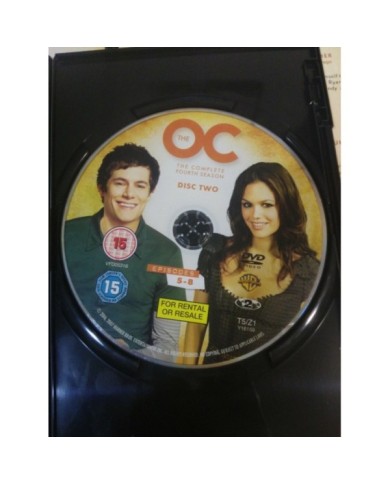 THE OC THE COMPLETE FOURTH 4 SEASON - 5 X DVD ENGLISH region 2 - AM THE OC THE COMPLETE FOURTH 4 SEASON - 5 X DVD ENGLISH region 2 - AM