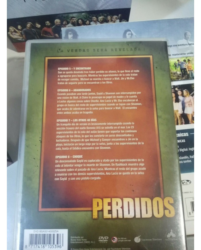 PERDIDOS LOST TEMPORADAS 1-2 COMPLETAS 15 X DVD REGION 2 + EXTRAS ESPA?OL INGLES
