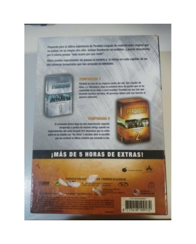 PERDIDOS LOST TEMPORADAS 1-2 COMPLETAS 15 X DVD REGION 2 + EXTRAS ESPA?OL INGLES PERDIDOS LOST TEMPORADAS 1-2 COMPLETAS 15 X DVD REGION 2 + EXTRAS ESPA?OL INGLES