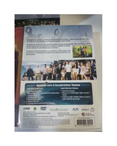 PERDIDOS LOST TEMPORADAS 1-2 COMPLETAS 15 X DVD REGION 2 + EXTRAS ESPA?OL INGLES PERDIDOS LOST TEMPORADAS 1-2 COMPLETAS 15 X DVD REGION 2 + EXTRAS ESPA?OL INGLES