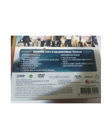 PERDIDOS LOST TEMPORADAS 1-2 COMPLETAS 15 X DVD REGION 2 + EXTRAS ESPA?OL INGLES PERDIDOS LOST TEMPORADAS 1-2 COMPLETAS 15 X DVD REGION 2 + EXTRAS ESPA?OL INGLES