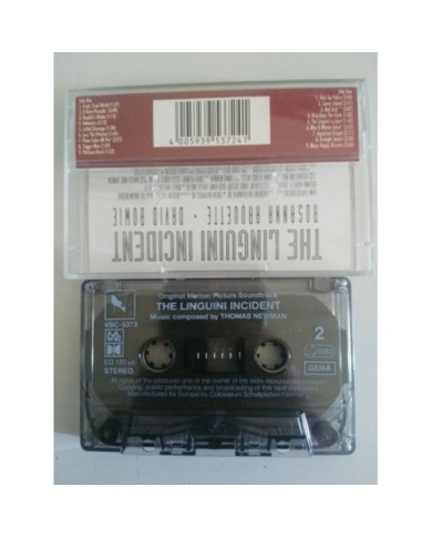 THE LINGUINI INCIDENT SOUNDTRACK THOMAS NEWMAN DAVID BOWIE - CASSETTE TAPE