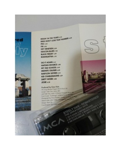 Steely Dan The Best Of Remastered MCA 1993 UK Edition Cinta Tape Cassette Am Steely Dan The Best Of Remastered MCA 1993 UK Edition Cinta Tape Cassette Am